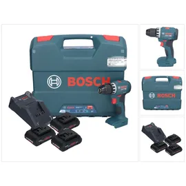 Bosch Professional GSR 18V-45 inkl. 3 x 4,0 Ah + Ladegerät + L-Case