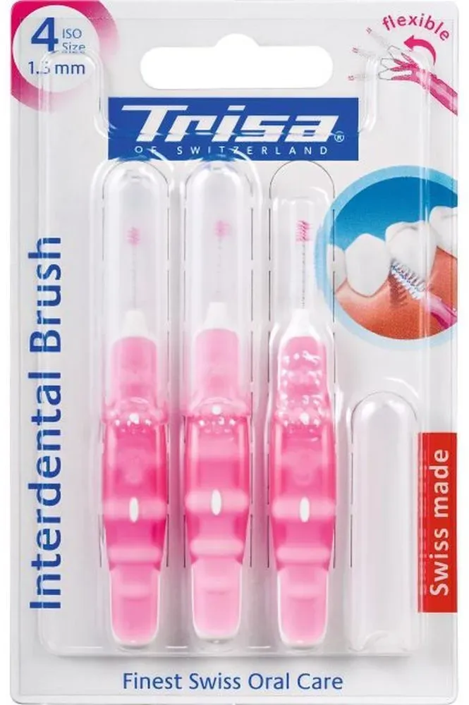 Trisa Interdentralbürste ISO 4 Interdental Brush Fleixble 1,3 mm