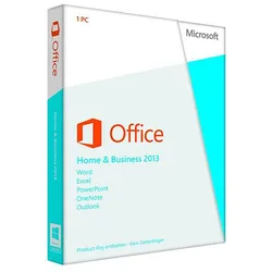 Microsoft Office 2013 Home and Business, PKC -NEU-