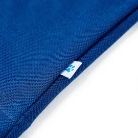 vidaXL Kinder-Poloshirt Dunkelblau 128