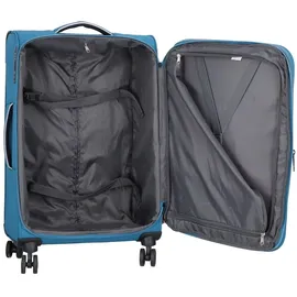 d & n Travel Line 9204 4-Rollen Cabin 66 cm / 65 l blau