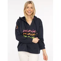 Zwillingsherz Moin Moin Moin Hoodie blau S/M