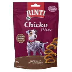 Rinti Chicko Plus Leberwurstschnitte 80g