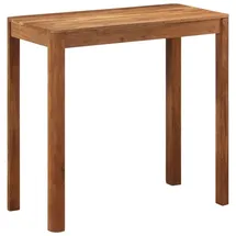 vidaXL Bartisch Massivholz Akazie 110 x 55 x 106 cm Honigfarben