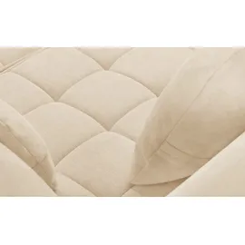Switch Eckcouch Flachgewebe 2-Sitzer Creme