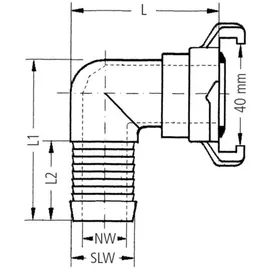 Karasto Armaturenfabrik Oehler GmbH GEKA plus-Winkelstück 2000 1/2" 13 mm MS