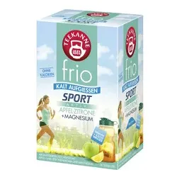 TEEKANNE Tee frio Sport Aktiv - Apfel-Zitrone 7394 +Magnesium 18BT