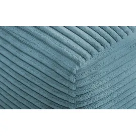 jette home Ecksofa Cord Sila ¦ türkis/petrol ¦ Maße (cm): B: 325 H: 85 T: 224.0