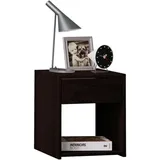 VCM Nachtschrank Sledo Mini 35 x 35 x 35 cm Braun