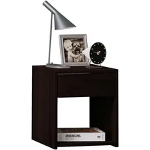 VCM Nachtschrank Sledo Mini 35 x 35 x 35 cm Braun
