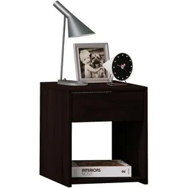 VCM Nachtschrank Sledo Mini 35 x 35 x 35 cm Braun