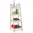 Relaxdays Badregal, 4 Fächer, Leiterregal für Badezimmer, MDF & Kiefernholz, offen, HBT: 98,5 x 34,5 x 36 cm,