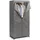 Zeller Textil-Schrank 75 x 50 x 160 cm Grau