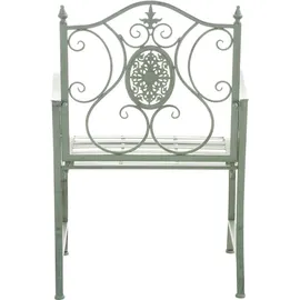 CLP Gartenstuhl Punjab Gartensessel 62 x 62 x 94 cm antik-grün 2 St.