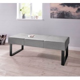 Home Affaire Sitzbank »Oliver«, Breite 140cm, mit Metallgestell, grau