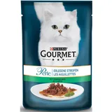 Purina Gourmet Perle Erlesene Streifen in Sauce mit Kaninchen Katzennassnahrung 85G
