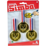 SIMBA 108612196 - 3 Medaillen zum Umhängen,