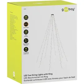 goobay 280 LED-Baummantel mit Ring