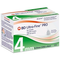BD Ultra-Fine PRO Pen-Nadeln 4 mm 32 G