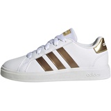 adidas Grand Court Sustainable Lace Shoes Sneaker, FTWWHT/FTWWHT/MAGOLD, 38 2/3 EU