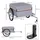 Homcom CargoTrailer grau