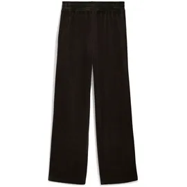 Puma Essentials Elevated Velours Rib Straight Leg Pant puma black (01) XS