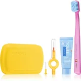 Curaprox Travel Set Kosmetik-Reiseset für Zähne, Zunge und Zahnfleisch