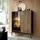 komodee Vitrine Laval 104 x 39 x 126 cm Schwarz
