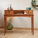 Idimex Schreibtisch Milano Kiefer massiv / Braun
