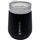 Stanley Go Everyday Tumbler 0.29L - Edelstahl Thermobecher für Wein, Cocktails, Tee - Hält Stundenlang Kalt/Heiß - BPA-Frei - Spülmaschinenfest - Matte Black Pebble