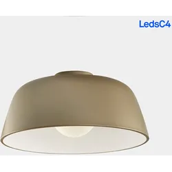 LEDS C4 Design Deckenleuchte MISO, IP20, Ø 43.3 cm, E27, Stahl, gold / innen weiß LEDS-15-8331-DL-14