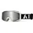 Airoh Blast Xr1 Motocross Brille, schwarz-weiss für Männer