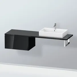 Duravit Unterschrank L-Cube 72x54,7cm, sw hgl, für Konsole, 1 Auszug