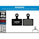 GALFER BIKE galfer Bremsbeläge für Shimano - Schwarz EINHEITSFARBE No Size