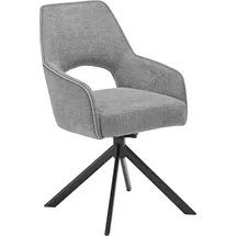 Set One by Musterring Stuhl Winston Mikrofaser Silver