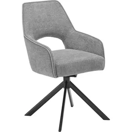 Set One by Musterring Stuhl Winston Mikrofaser Silver