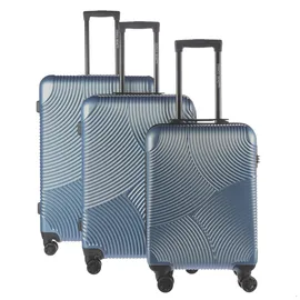 Hti-Living Koffer-Set 3-tlg. blau