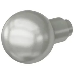 MARCHESI Knopfdrückerlochteil Kugelform, ø 50 mm, Ansatz 16 mm, Edelstahl