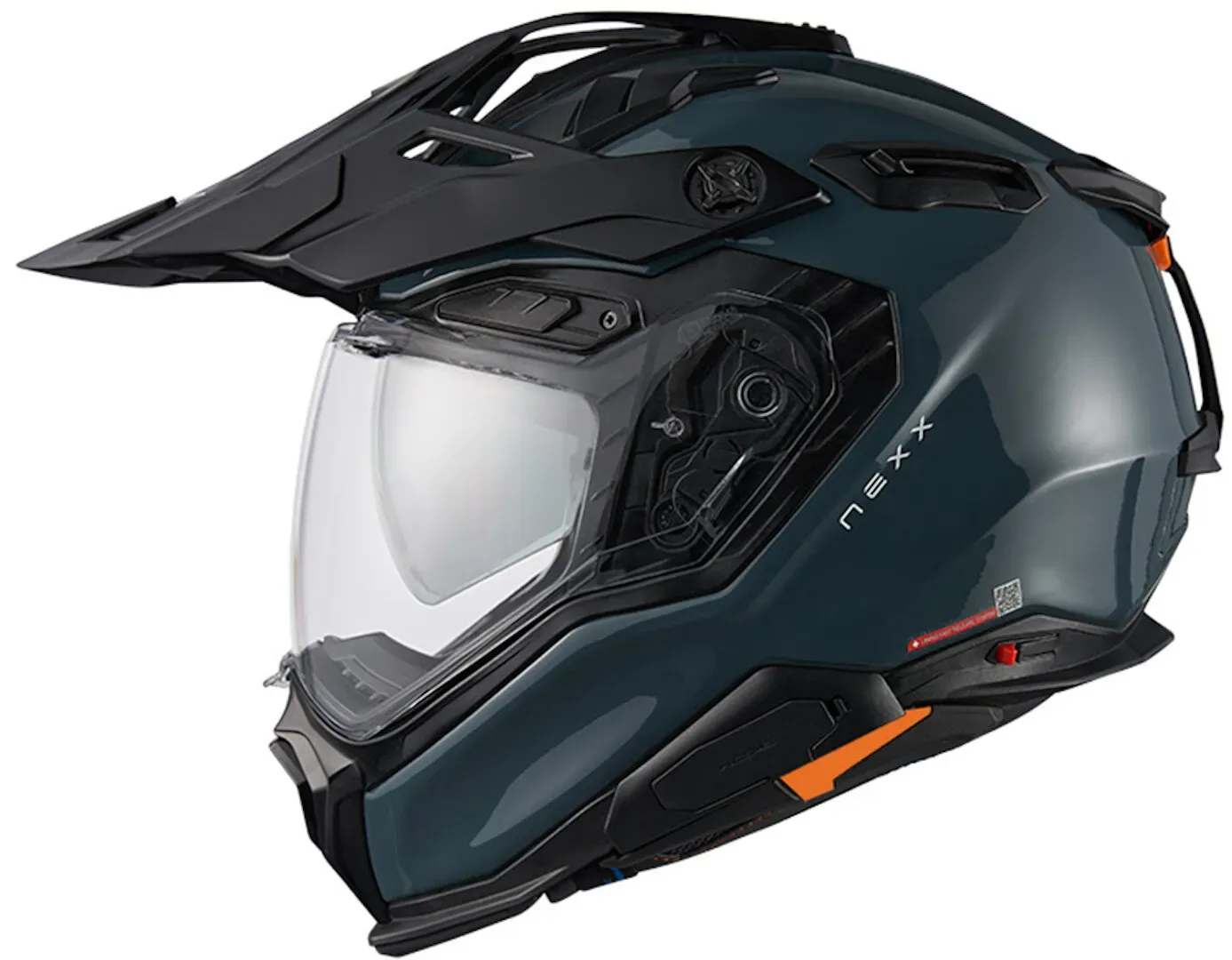 Nexx X.WED 3 Wild Pro Carbon 22-06 Motocross Helm, schwarz-blau, Größe S für Männer