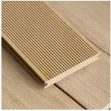 DeToWood Terrassendielen Terrassendielen Komplettset Sand, 20,00 mm Stärke, (Komplettset, Rundum sorglos Paket), Montagezubehör Inklusive
