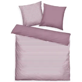 Tom Tailor MEDIUM STRIPES Lila 135 x 200 cm + 2 x 80 x 80 cm