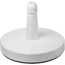 Doppler Schirmständer für: Großschirme bis Ø befüllbar mit Wasser, Sand oder Beton,weiß,