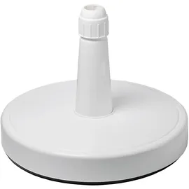 Doppler Schirmständer für: Großschirme bis Ø befüllbar mit Wasser, Sand oder Beton,weiß,