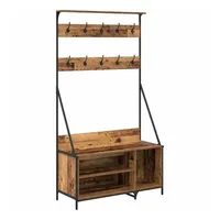 VidaXL Kleiderständer Altholz 100 x 41 x 184 cm