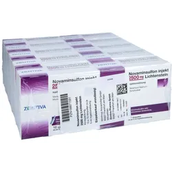 NOVAMINSULFON Injekt 2500 mg Injektionslösung 100X5 ml