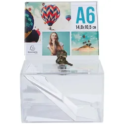 Exacompta 89358D 2x Urne A6 (15x10,5x10 cm), Exacryl - Kristall