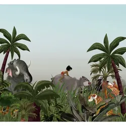 KOMAR Vliestapete »Jungle Book«, bunt, glatt
