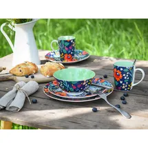 CreaTable Folklore Kombiservice 16-tlg. blau