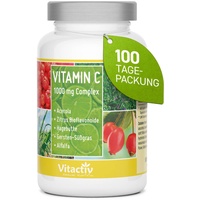 Vitactiv Vitamin C 1000 mg Complex+Acerola Tabletten 100 St