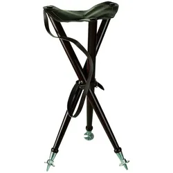 Farm-Land 90-1-230 Dreibein Hocker Luxus Braun Sitzhocker Jagdhocker